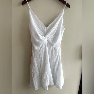 Lightweight Abercrombie white mini summer dress NWT